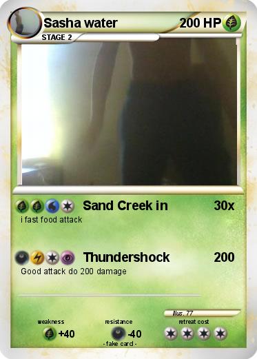 Pokemon Sasha water