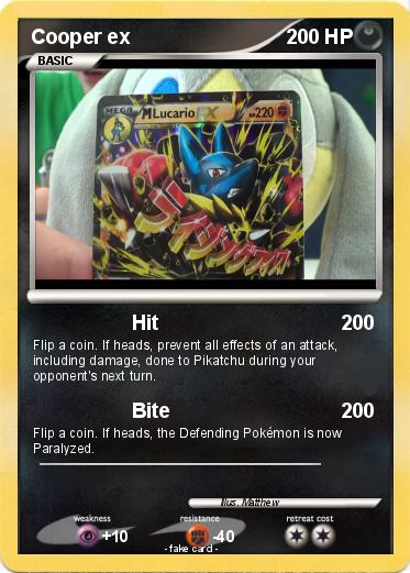 Pokemon Cooper ex