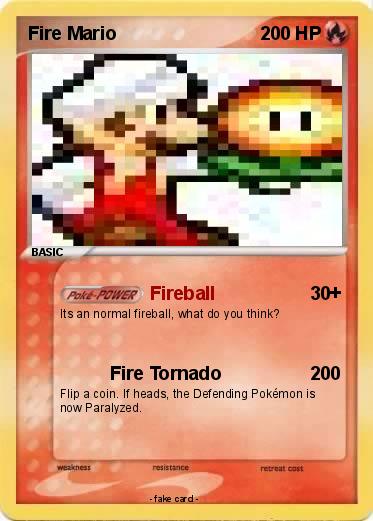 Pokemon Fire Mario