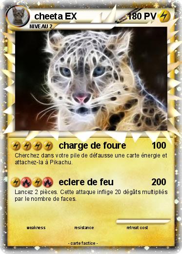Pokemon cheeta EX