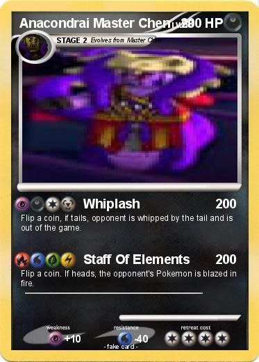 Pokemon Anacondrai Master Chen