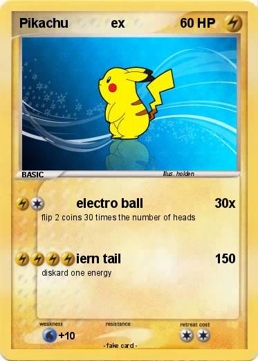 Pokemon Pikachu            ex