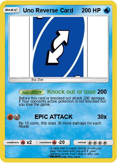 Pokemon Uno Reverse Card
