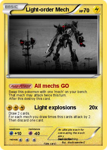 Pokemon Light-order Mech