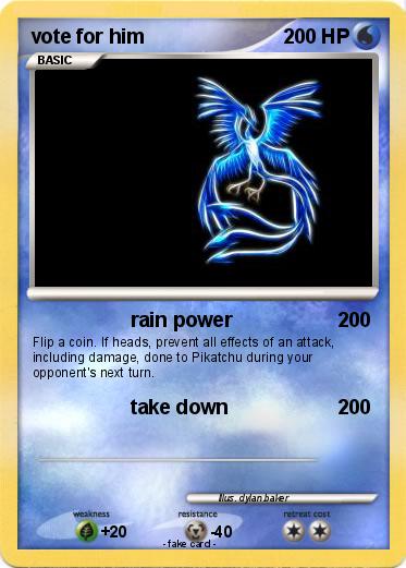 Pokemon vote for him