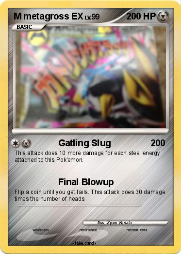 Pokemon M metagross EX