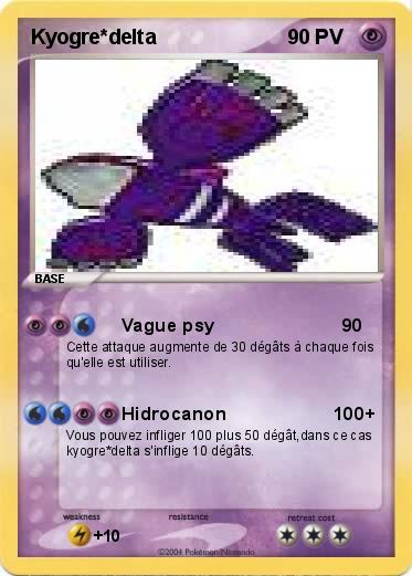 Pokemon Kyogre*delta                   