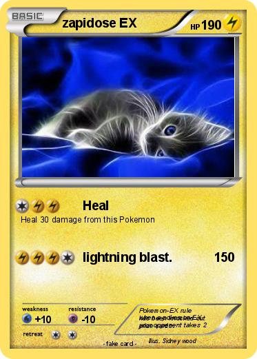 Pokemon zapidose EX