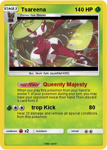 Pokemon Tsareena
