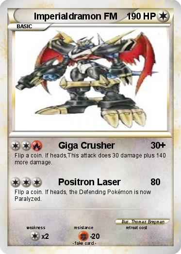 Pokemon Imperialdramon FM