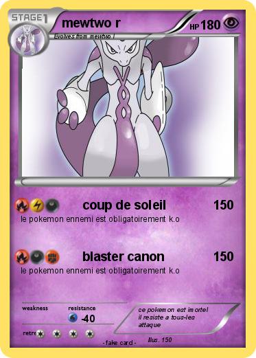 Pokemon mewtwo r