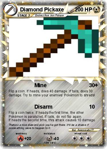 Pokemon Diamond Pickaxe