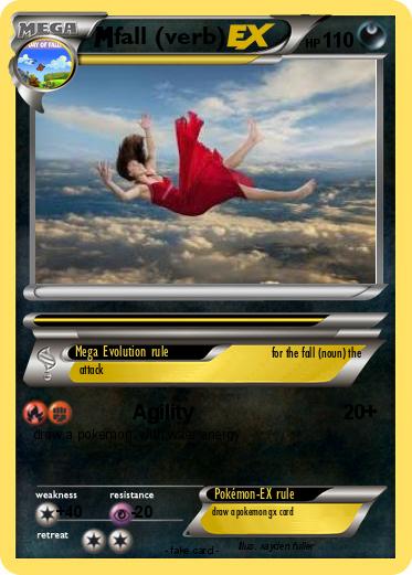 Pokemon fall (verb)