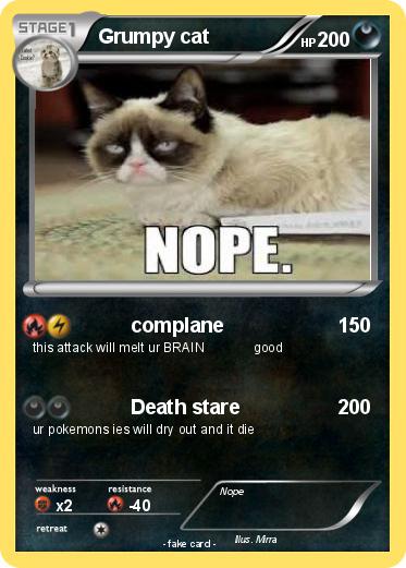 Pokemon Grumpy cat