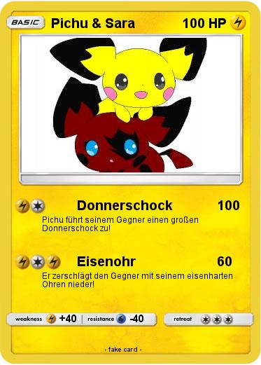 Pokemon Pichu & Sara