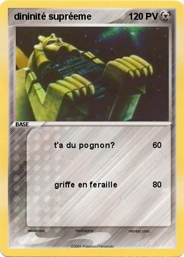 Pokemon dininité supréeme