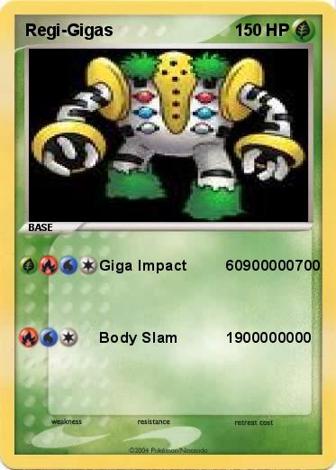 Pokemon Regi-Gigas