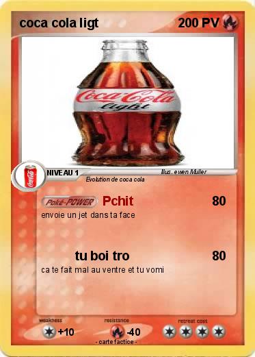 Pokemon coca cola ligt