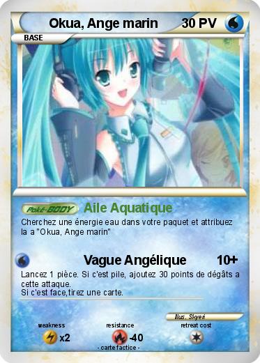 Pokemon Okua, Ange marin