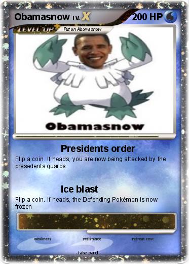 Pokemon Obamasnow