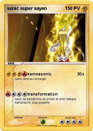 Pokemon sonic super sayen