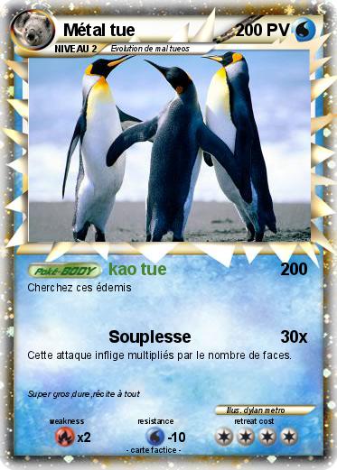 Pokemon Métal tue