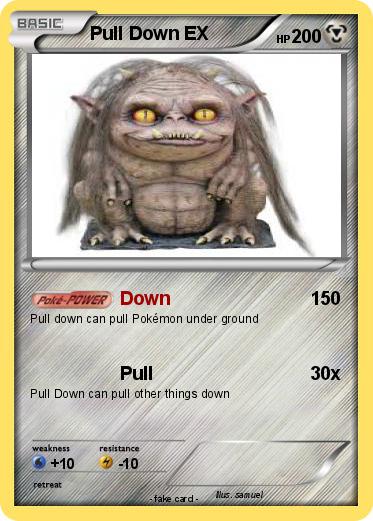 Pokemon Pull Down EX