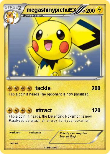 Pokemon megashinypichuEX