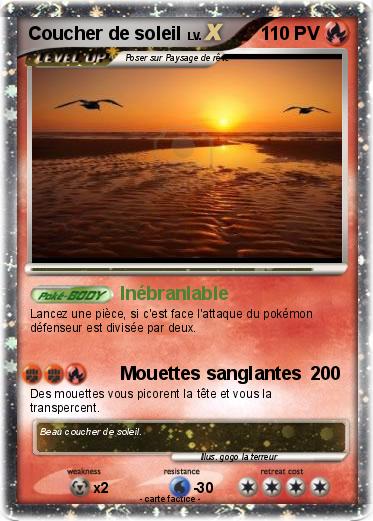 Pokemon Coucher de soleil