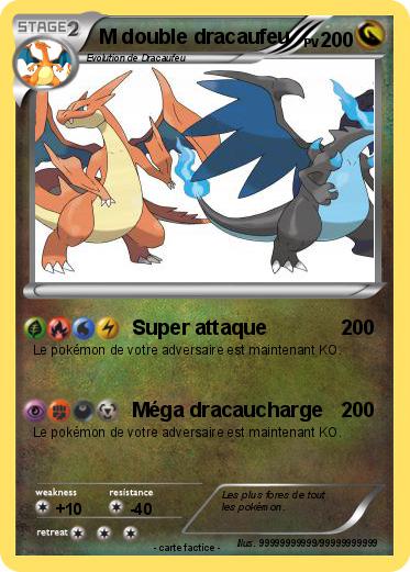 Pokemon M double dracaufeu