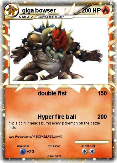 Pokemon giga bowser