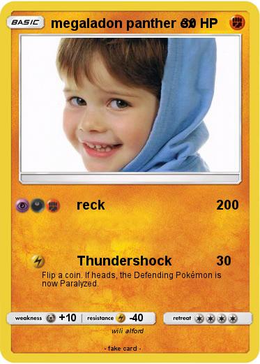Pokemon megaladon panther ex
