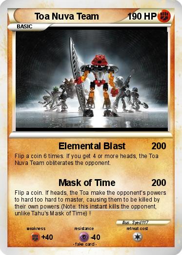 Pokemon Toa Nuva Team