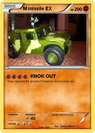 Pokemon M missile EX