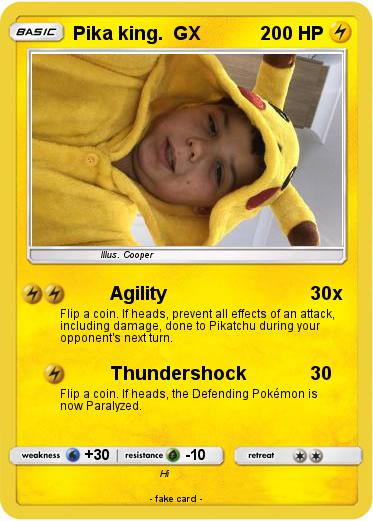 Pokemon Pika king.  GX