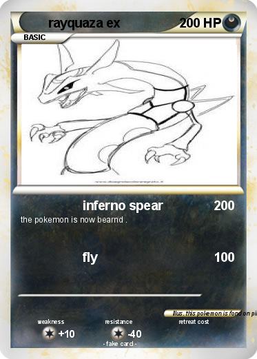 Pokemon rayquaza ex