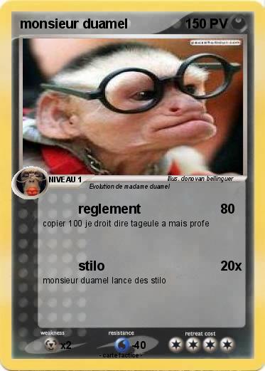 Pokemon monsieur duamel