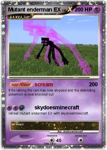 Pokemon Mutant enderman EX