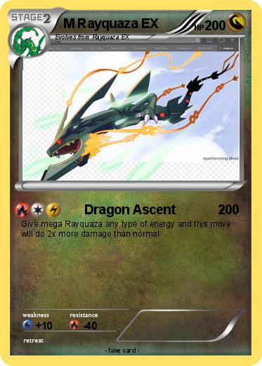Pokemon M Rayquaza EX