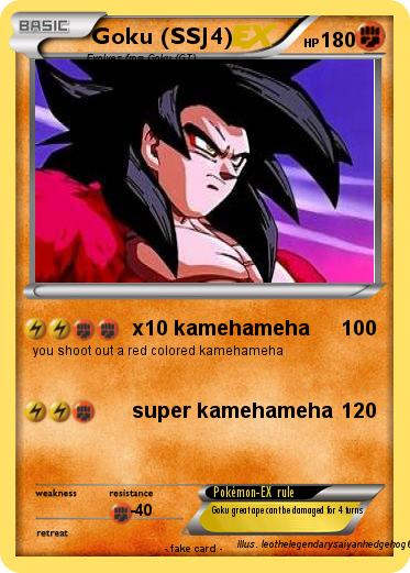 Pokemon Goku (SSJ4)