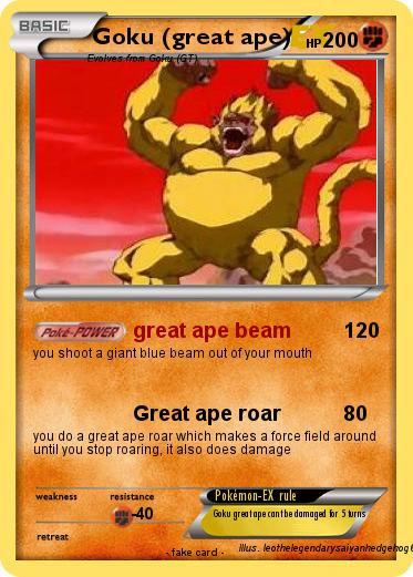 Pokemon Goku (great ape)