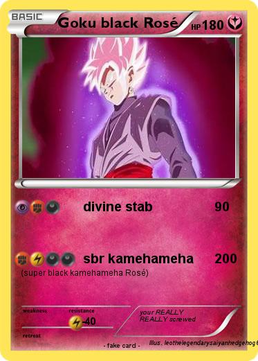 Pokemon Goku black Rosé