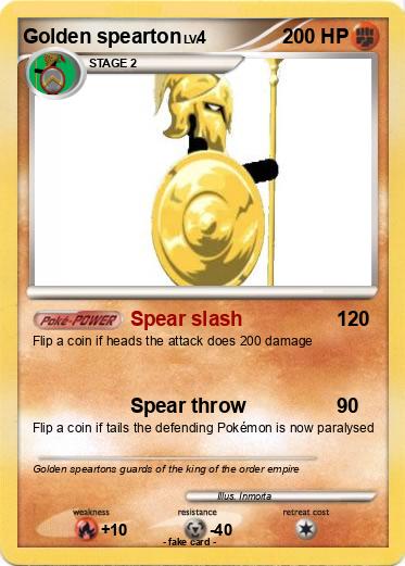 Pokemon Golden spearton