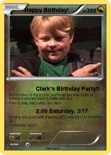 Pokemon Happy Birthday!