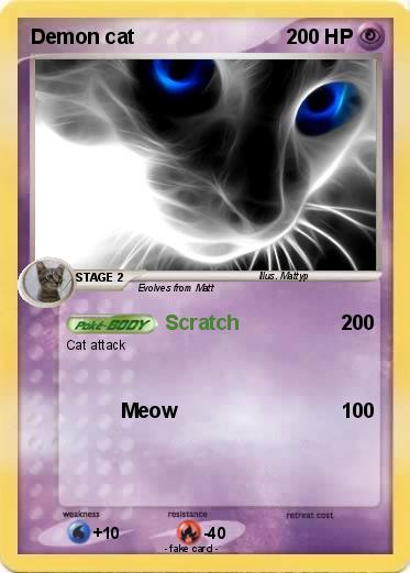 Pokemon Demon cat