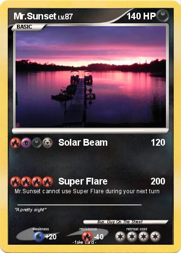 Pokemon Mr.Sunset