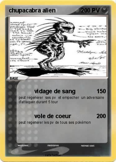Pokemon chupacabra alien