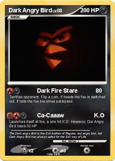 Pokemon Dark Angry Bird