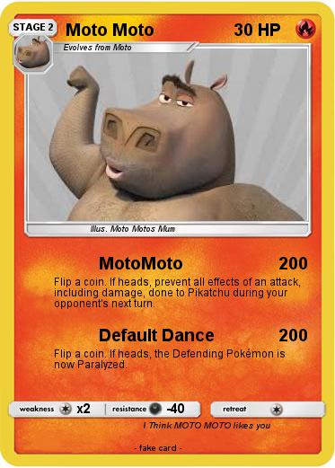 Pokemon Moto Moto