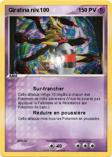 Pokemon Giratina niv.100
